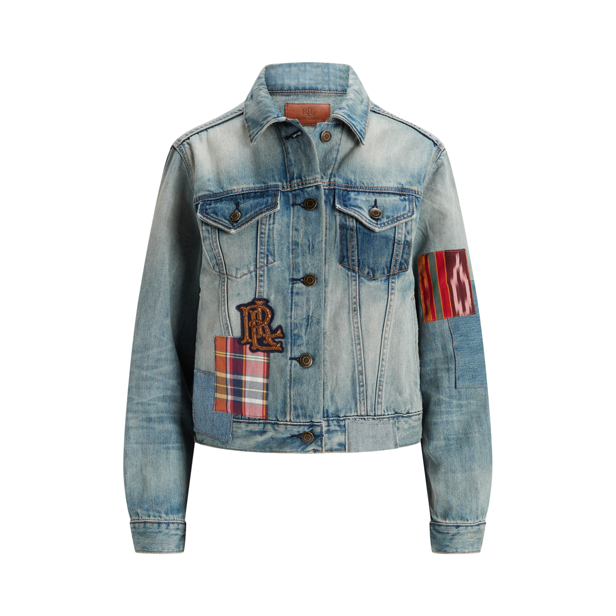 Patchwork Denim Trucker Jacket Ralph Lauren