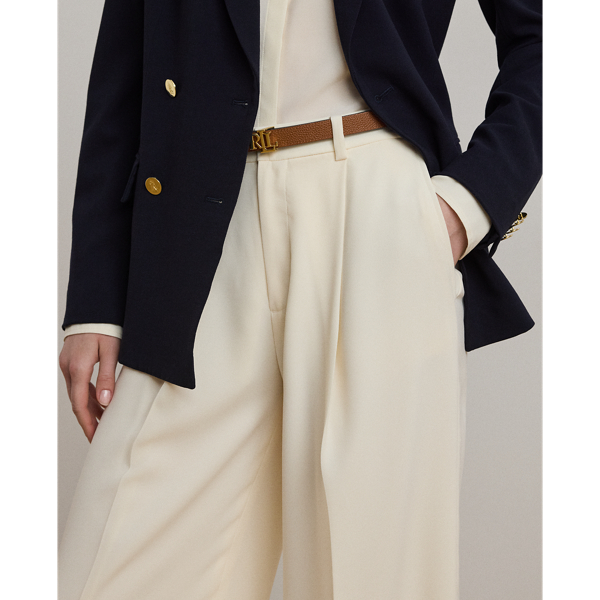 Double-Faced Georgette Wide-Leg Pant | Ralph Lauren