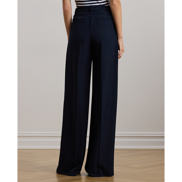 Double-Faced Georgette Wide-Leg Pant | Ralph Lauren