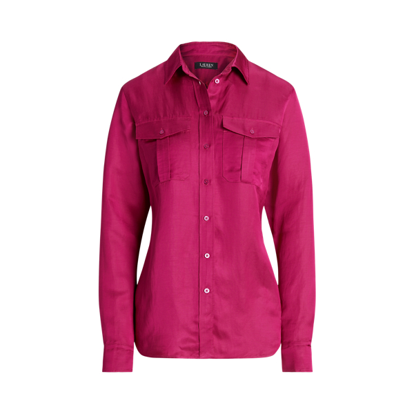 Satin Shantung Shirt | Ralph Lauren