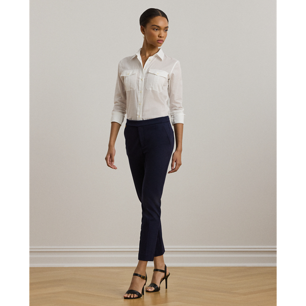 LAUREN RALPH LAUREN / ローレン ラルフ ローレン クラシック フィット ポルカドット コットン ボイル シャツ クラシック フィット ポルカドット コットン ボイル シャツ
