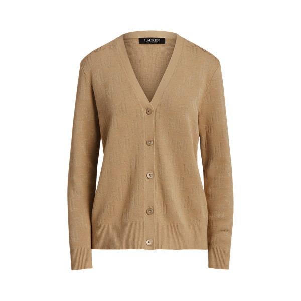 Jacquard vest met monogram Lauren in 1