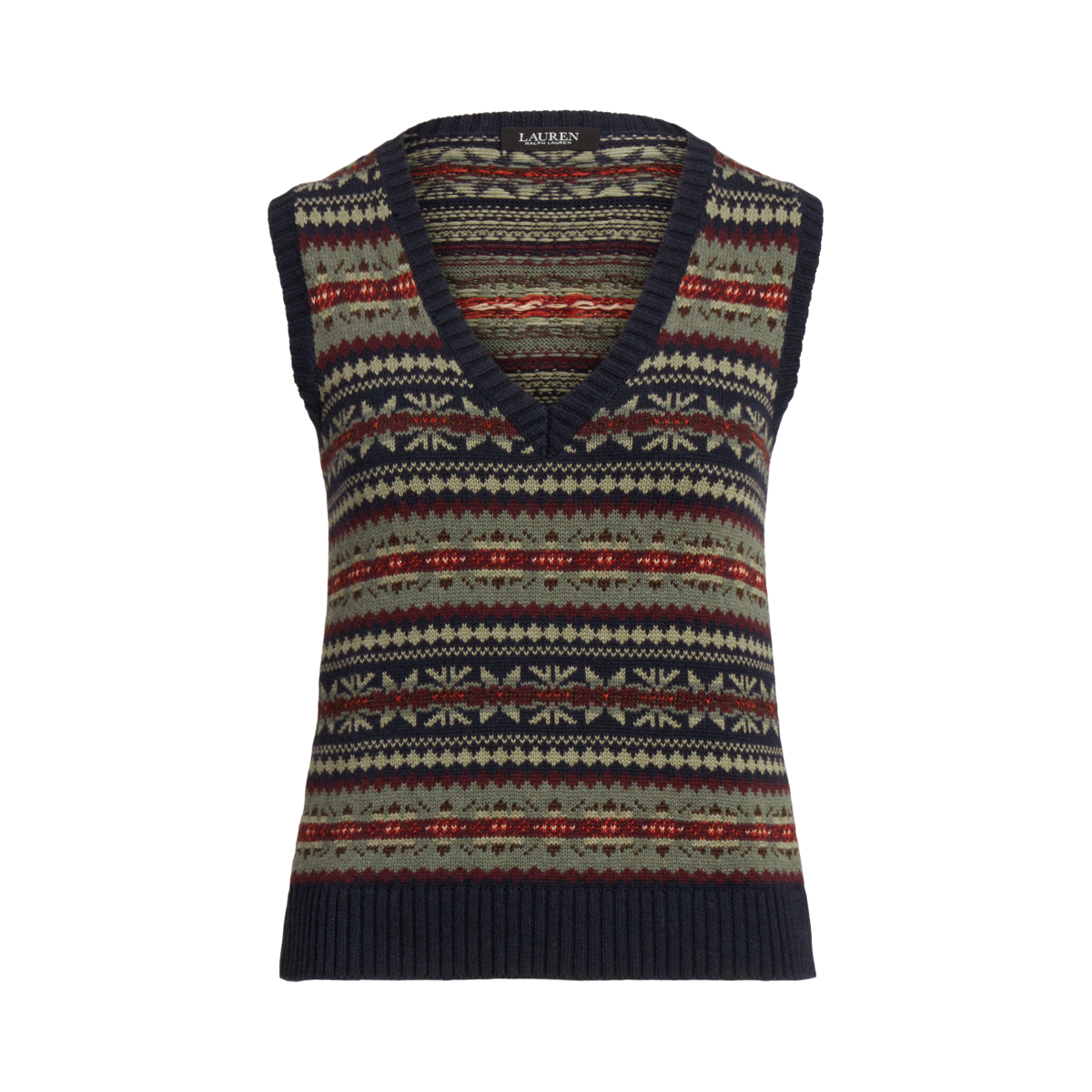 〓POLO RALPH LAUREN〓fair isle V-neck VEST Fair Isle V-Neck Sweater Vest | Ralph Lauren