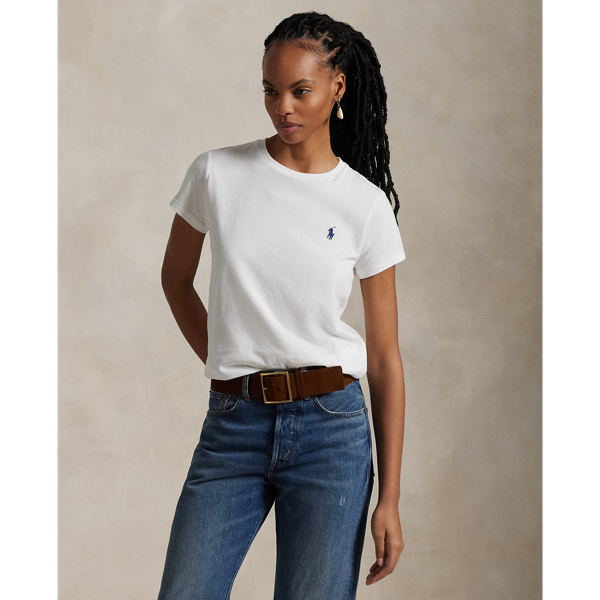 Women s White T Shirts Tops Ralph Lauren UK