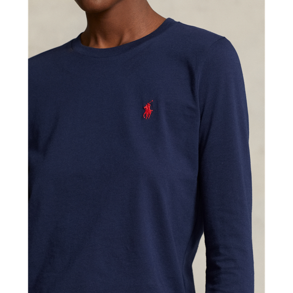 【RALPH LAUREN】Jersey Long-Sleeve 長袖 Tシャツ シンプル Jersey Long-Sleeve T-Shirt - All Fits | Ralph Lauren