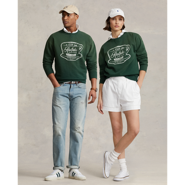 Green Ralph’s Coffee Crewneck Sweatshirt Polo Ralph Lauren for fall 1