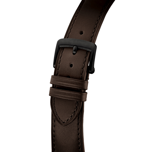 42 MM Uhr aus Stahl in Antik-Optik The Safari Collection in Schwarzes Zifferblatt 3