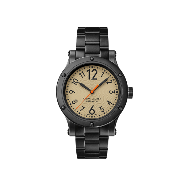 Khaki Dial 42 MM Aged Steel Watch The Safari Collection 1