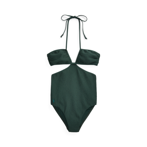 Maillot de bain une pi&egrave;ce &agrave; d&eacute;coupes Polo Ralph Lauren en 1
