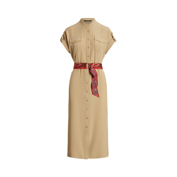 Georgette-Hemdkleid mit G&uuml;rtel Lauren in 1