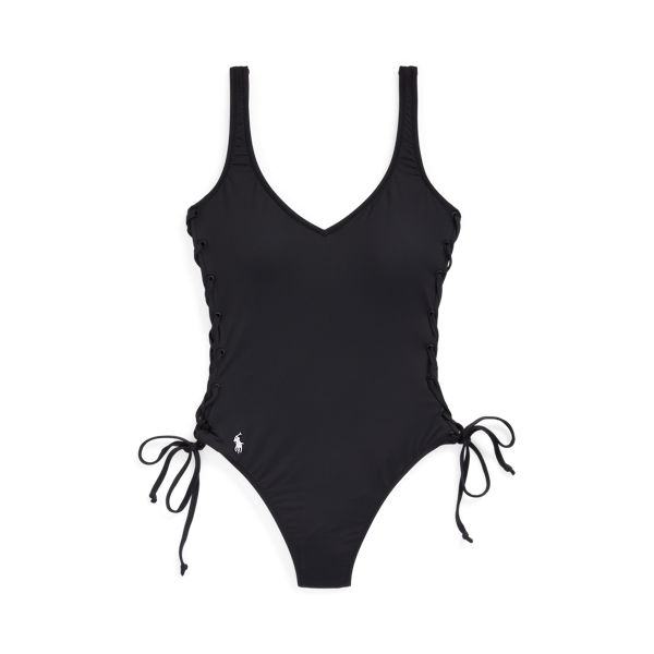 Lace-Up One-Piece Swimsuit Polo Ralph Lauren 1