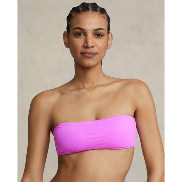 Bandeau-Bikinitop Polo Ralph Lauren in Flieder 5