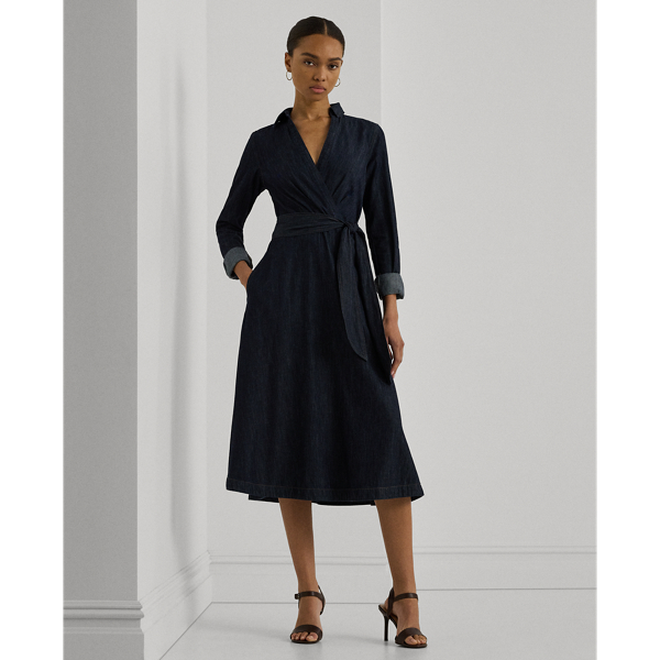 Ralph lauren casual midi dress hotsell