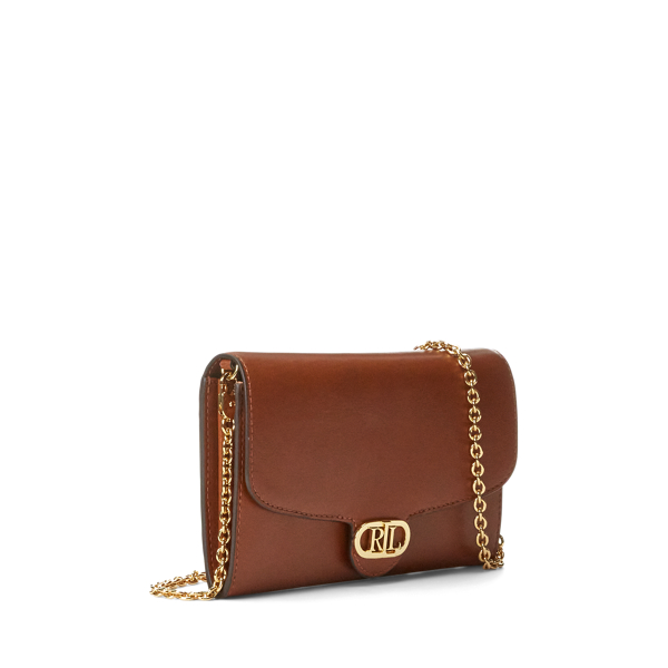 Lauren ralph lauren leather crossbody bag on sale