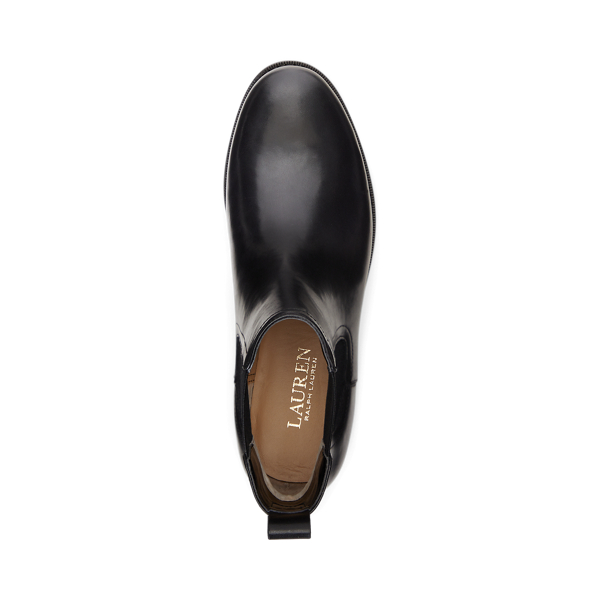 Brylee Burnished Leather Bootie for Women Ralph Lauren PT