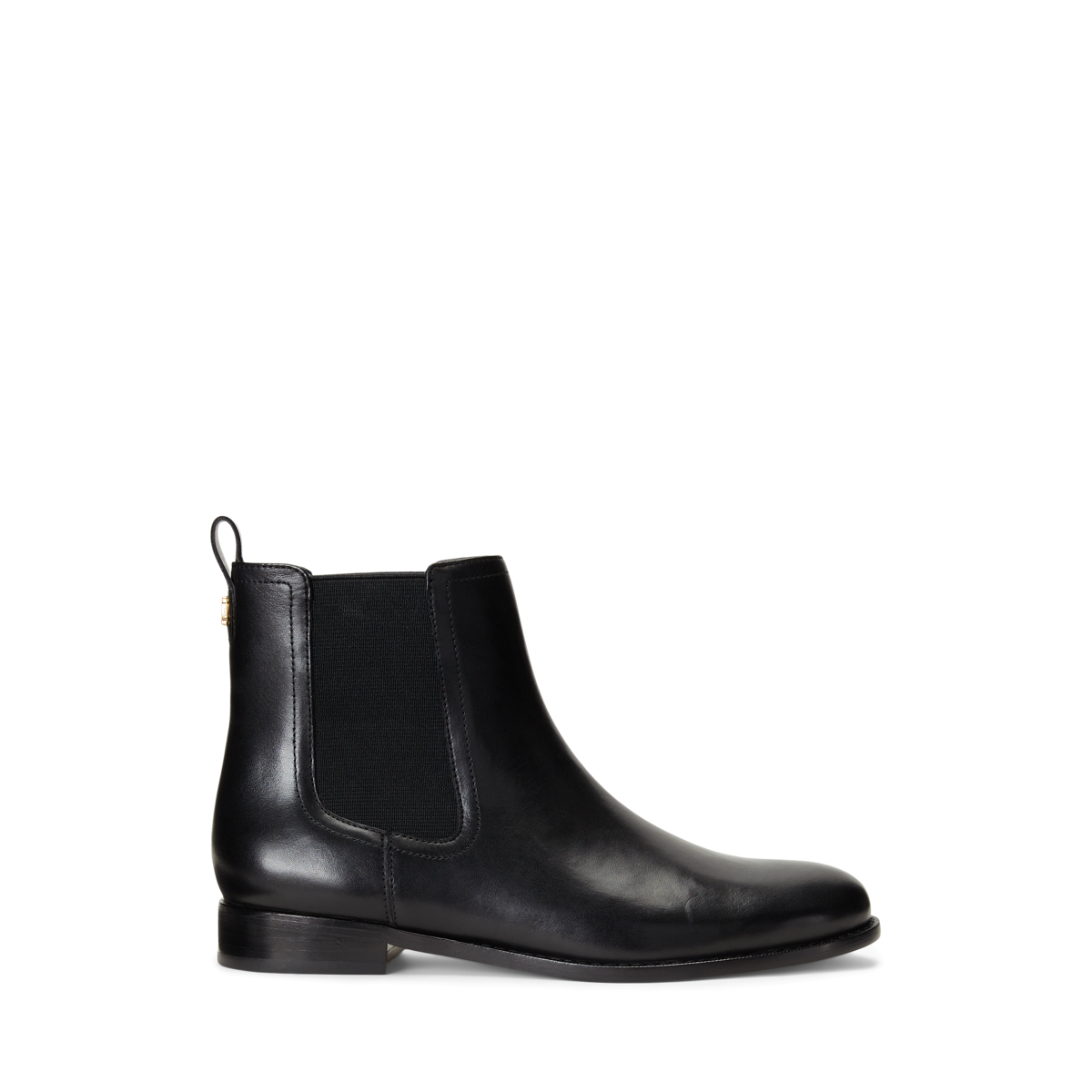Brylee Burnished Leather Bootie Ralph Lauren