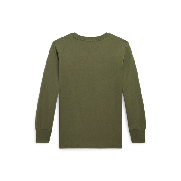 Langarm-T-Shirt mit Polo Bear Boys 1.5-6 Years in Dunkles Salbei 2