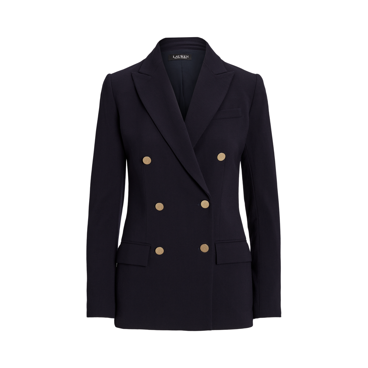 CHAPS Ralph Lauren ダブルブレザー ニット ダブルブレステッド ブレザー （テーラードジャケット