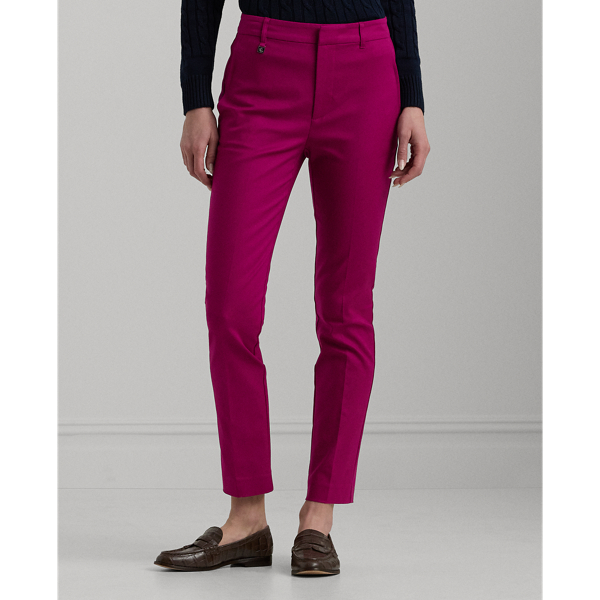 Double-Faced Stretch Cotton Pant