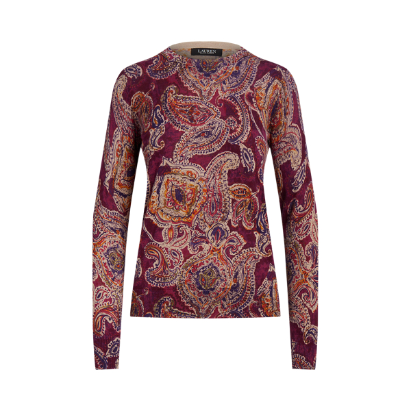 Paisley Cotton-Blend Jumper Lauren 1