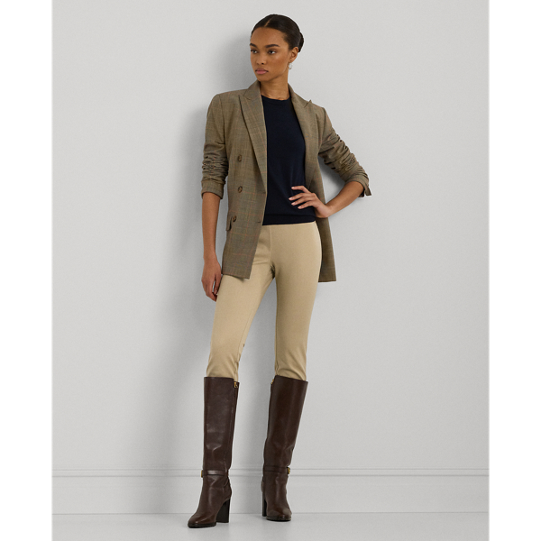 Skinny-Fit Hose aus Baumwollstretch
