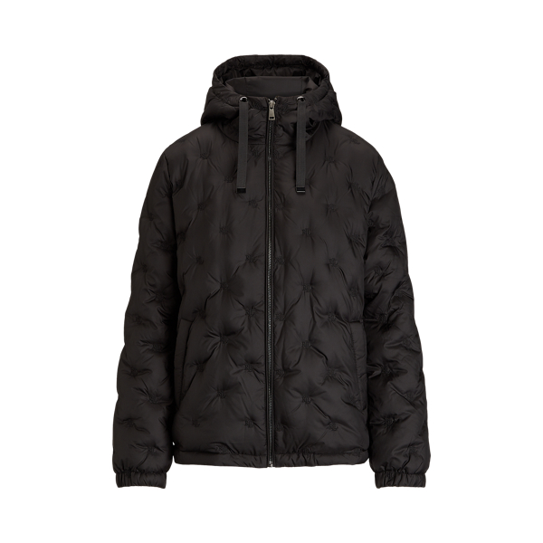 Steppjacke mit Kapuze und Logo Lauren in 1