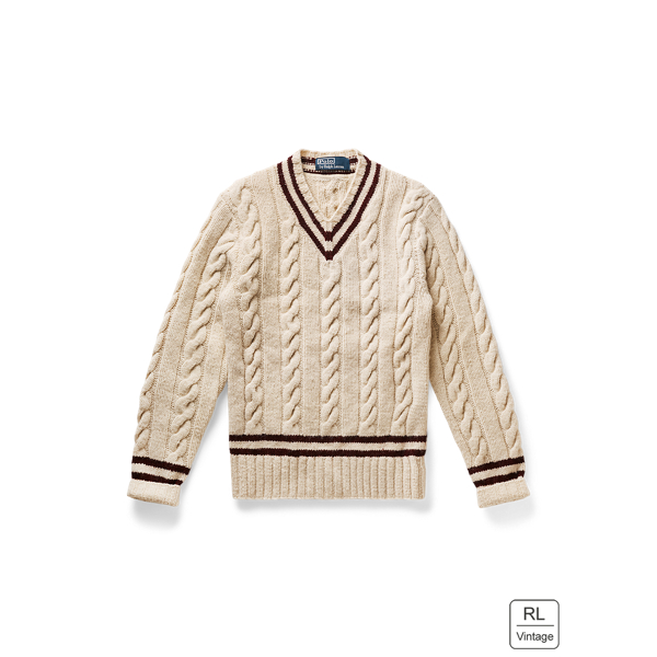 Vintage ralph lauren cable knit sweater sale