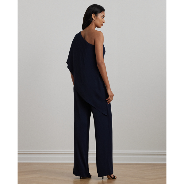 Cape Georgette One-Shoulder Jumpsuit for Women | Ralph