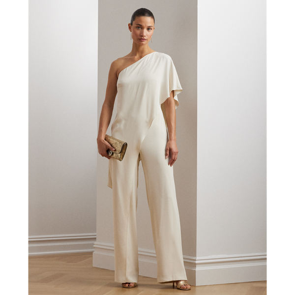 Ralph lauren white jumpsuit on sale