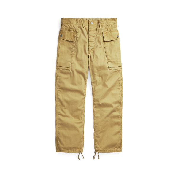 Relaxed Fit Camo Chino Cargo Pant