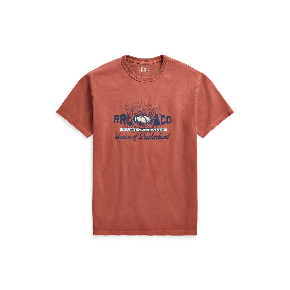 トップス RRL Jersey Shirt M RRL by Ralph Lauren Striped Logo Jersey T-Shirt | REVERSIBLE