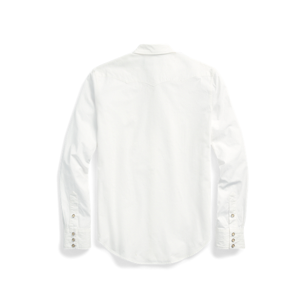 Slim Fit Poplin Western Shirt