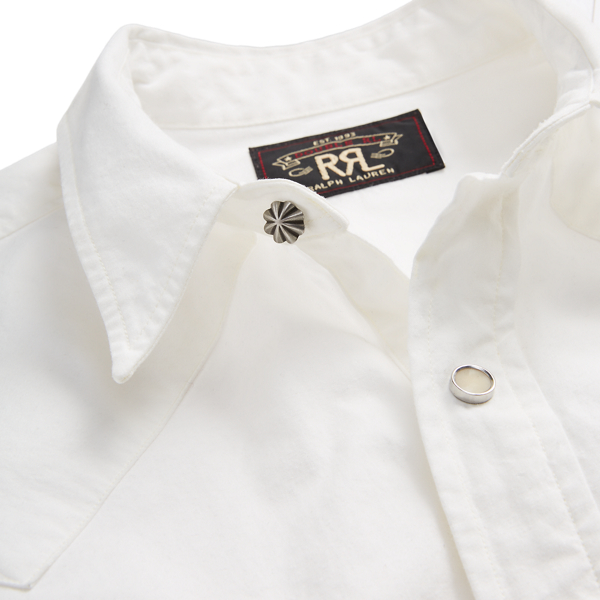 Slim Fit Poplin Western Shirt