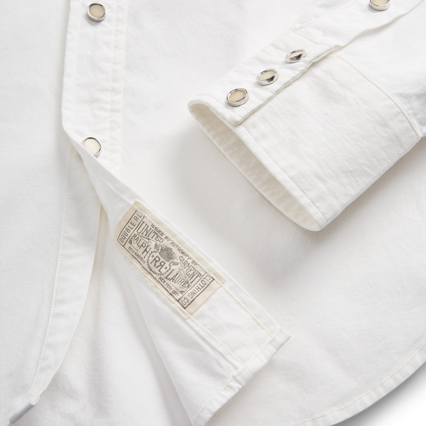 Slim Fit Poplin Western Shirt
