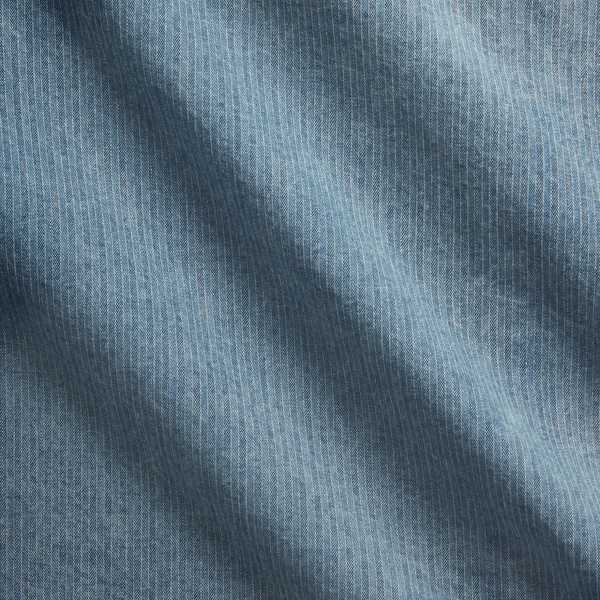 Indigo-Arbeitshemd mit Fischgratmuster RRL in Indigo verblichen 6