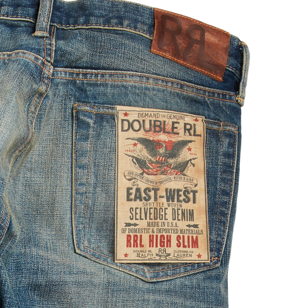 Yosemite Wash High Slim Yosemite Selvedge Jean RRL 4