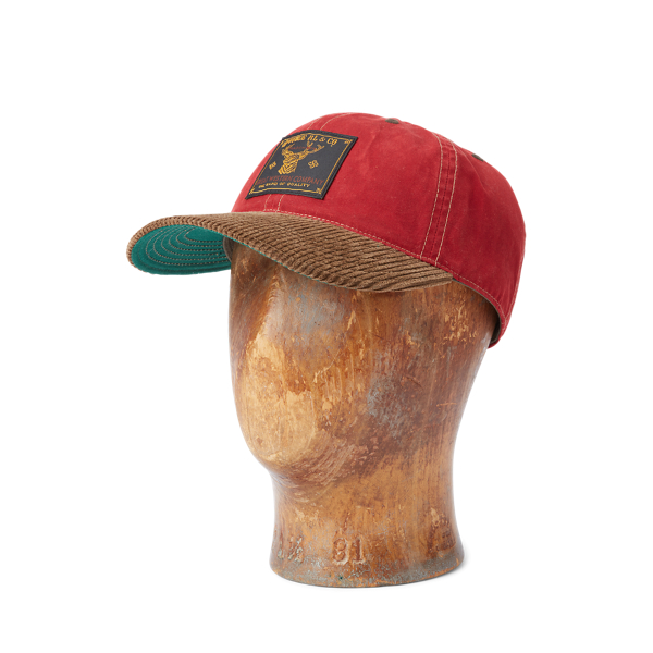 Casquette de baseball en toile cir&eacute;e