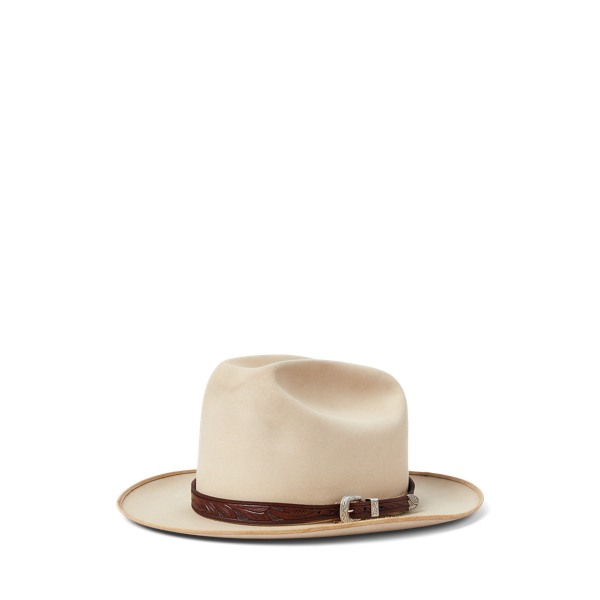 Hand-Tooled Leather Hat Band