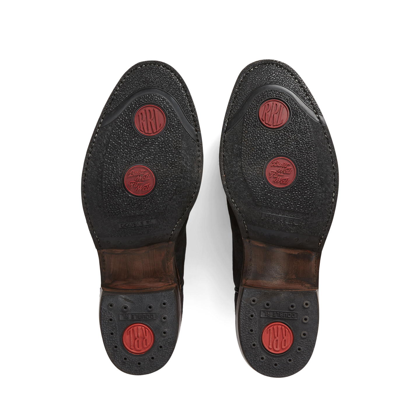 Мужские ботинки Ralph Lauren Roughout Suede, цвет: Чёрный — фото 3