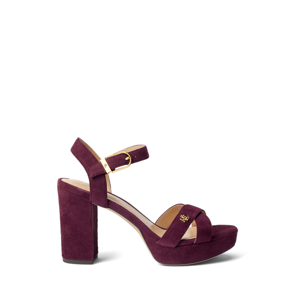 Fenton Suede Platform Sandal Lauren 1