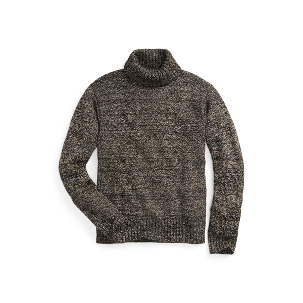 Melierter Rollkragenpullover mit Wolle RRL in 1