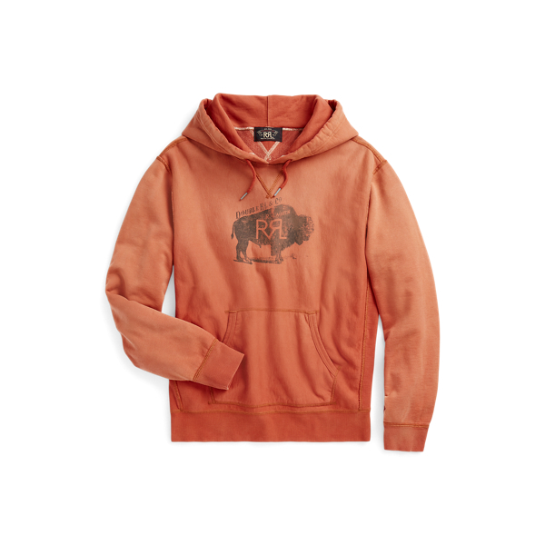 ☆ビンテージ風☆【Ralph Lauren】RRL Ranch Logo Hoodie♪ Logo Fleece Hoodie | Ralph Lauren