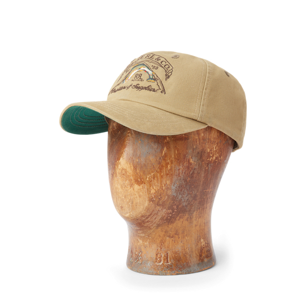 Casquette en serg&eacute; brod&eacute;