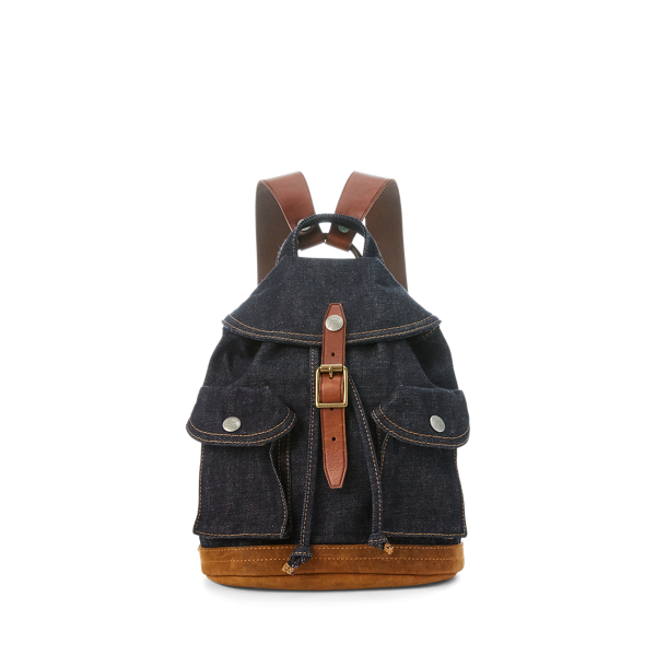 Mini Denim Rucksack