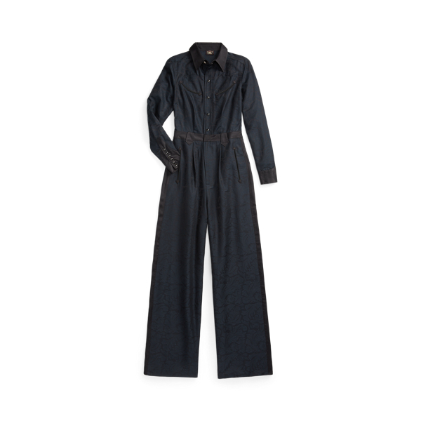 Jacquard Western Tuxedo Jumpsuit