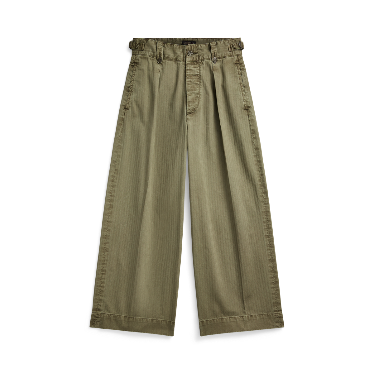 日本製生地【RRL RalphLauren】Cotton Cropped Wide-Leg Pant Cotton Cropped Wide-Leg Pant | Ralph Lauren
