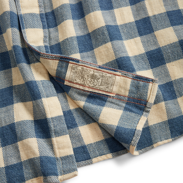 Plaid Cotton-Linen Shirt