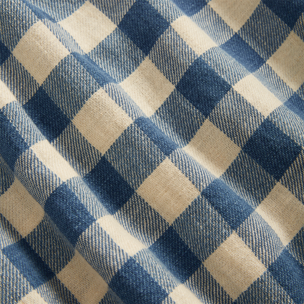Plaid Cotton-Linen Shirt