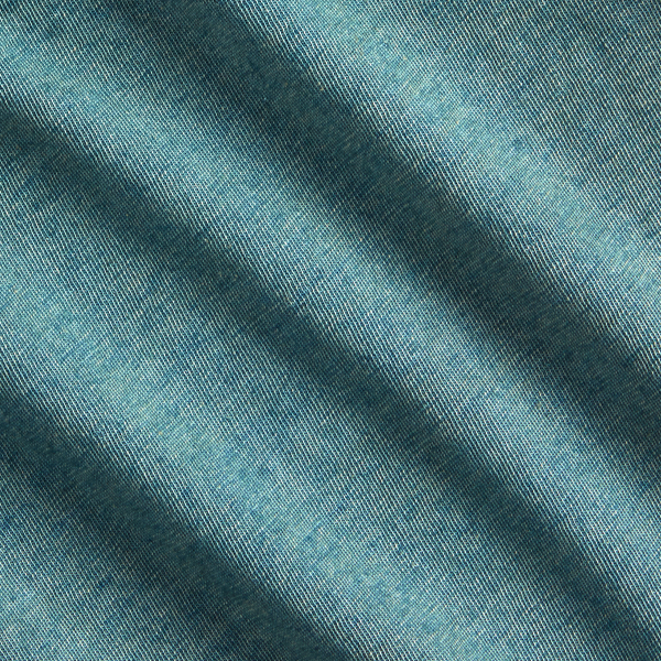 T-Shirt aus Baumwolle und Leinen RRL in Verwaschenes Indigo 9