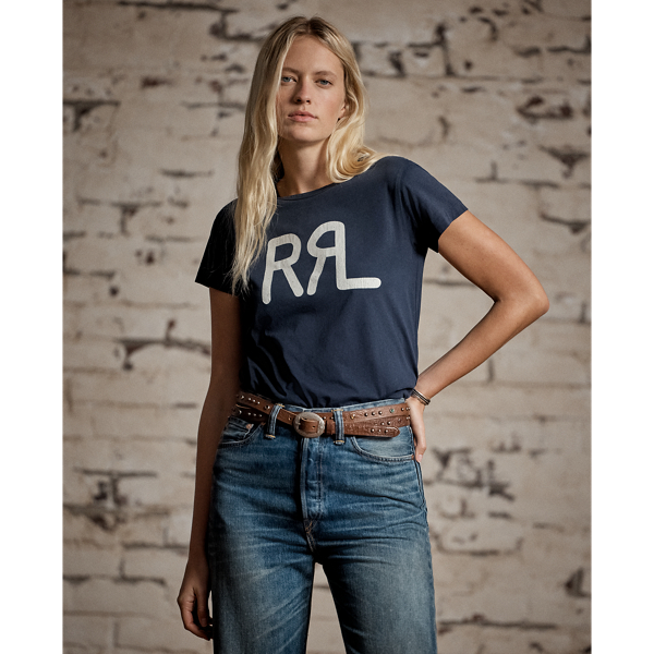 売れ筋商品|||ラルフローレン カットソー トップス レディース Women's Logo Cotton Jersey Tee Antique White Logo Cotton Jersey Tee | Ralph Lauren